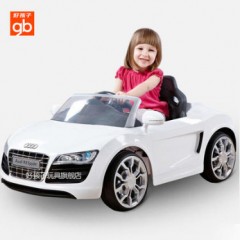 好孩子奥迪儿童电动车童车双驱四轮男女遥控玩具车可坐人宝宝汽车