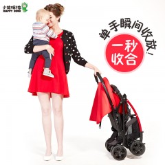小龙哈彼轻便高景观婴儿推车可坐可躺儿童婴儿车宝宝伞车LC598
