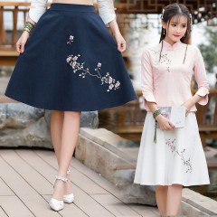 民族风系列时尚新款女士半身裙9985