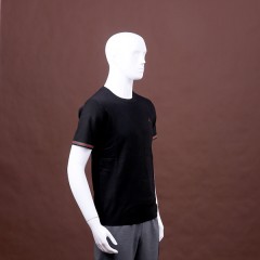 杰西 男士新品针织半袖T恤SZ-17938